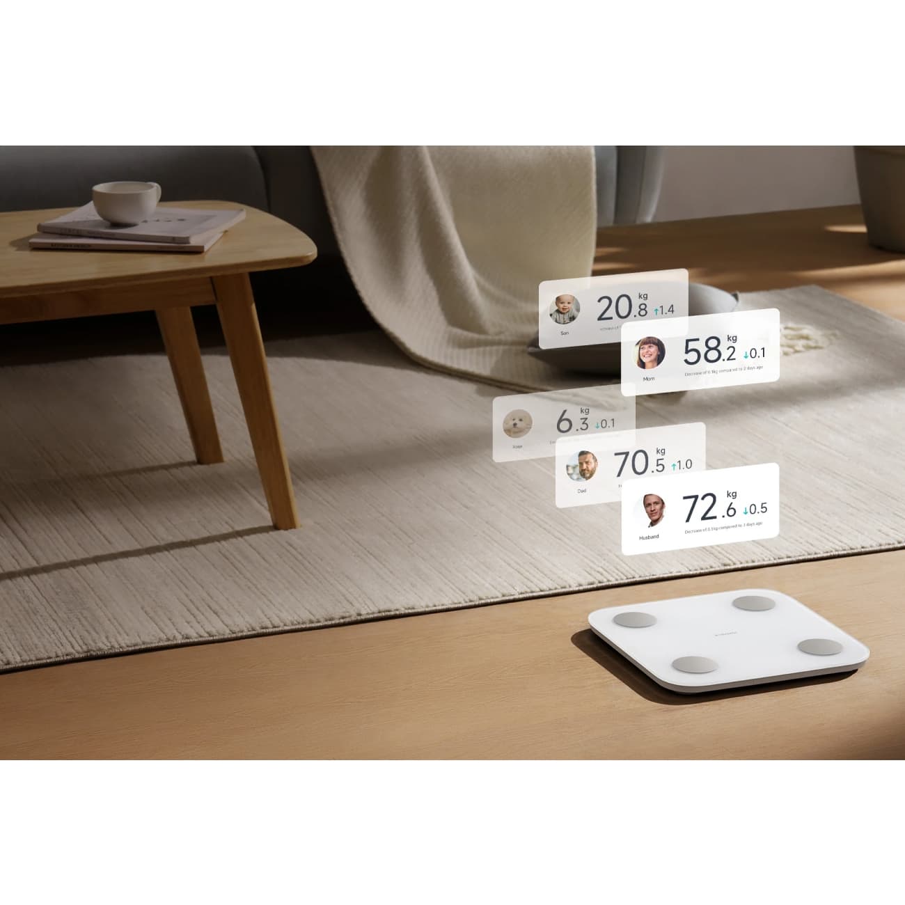 Aqlli tarozi Xiaomi Body Composition Scale S400 (BHR7793GL) — 8