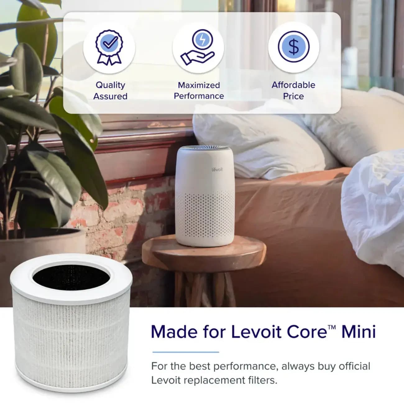 Havo tozalagich uchun filtr Levoit Core Mini RF — 3