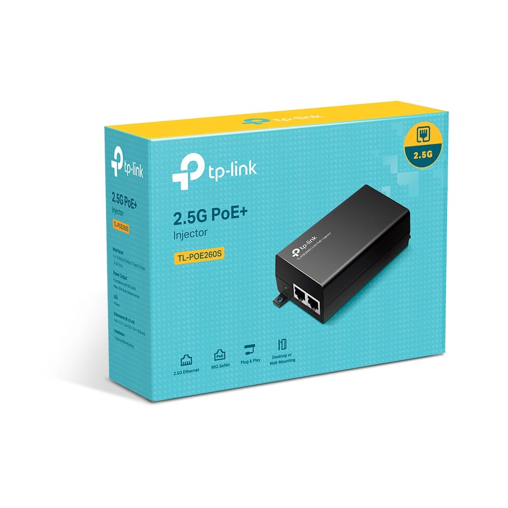 PoE injektor TP-LINK POE260S Omada 2.5G PoE+ Injector Adapter — 7