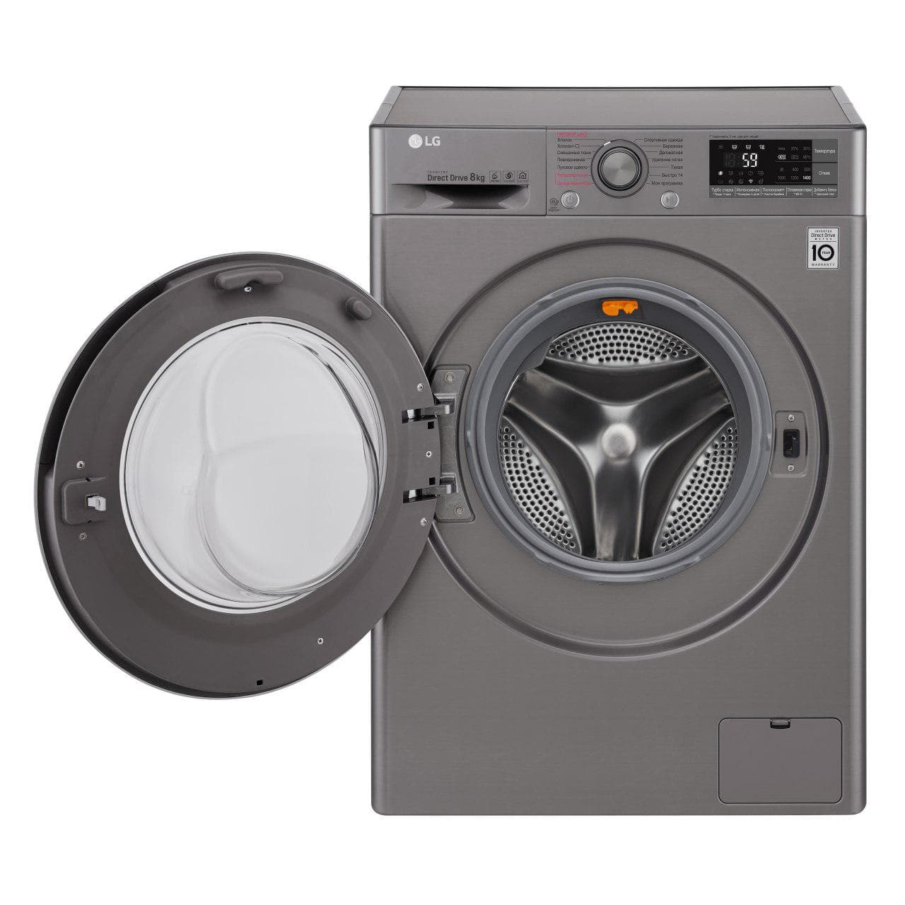 Kir yuvish mashinasi LG F4J7TS8S (8kg) — 2