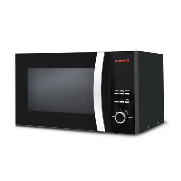 Mikroto‘lqinli pech Shivaki 23UX39, Black — 2