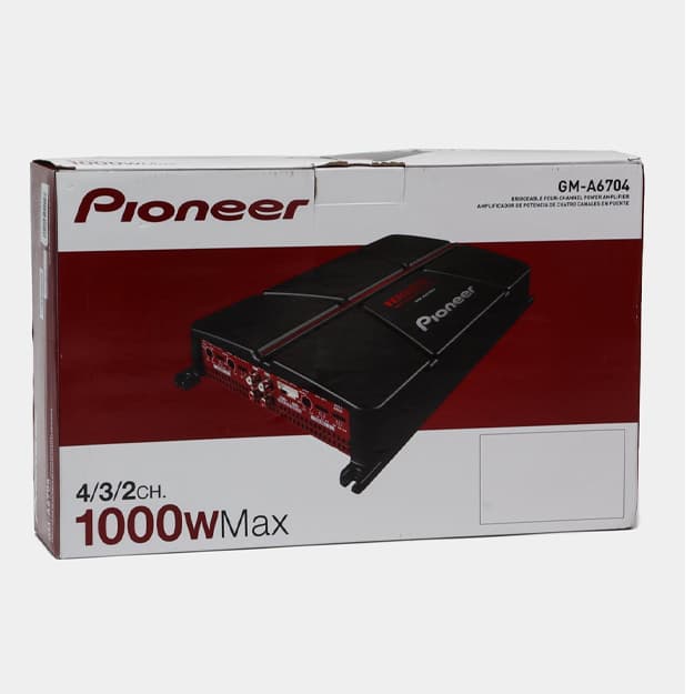 Pioneer GM-A6704 Car Amplifier — 2