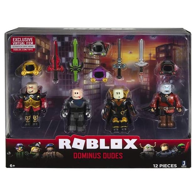 Jazwares Roblox Four Figure Pack Dominus Dudes W7 (ROB0306) — 3