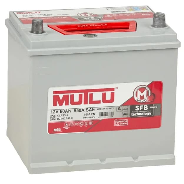 Автомобильный аккумулятор Mutlu SFB 2 (D23.60.052.C) — 1