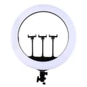 Svetadiodli aylana lampa JMARY FM-21R 54 sm, Black (Shtativsiz)
