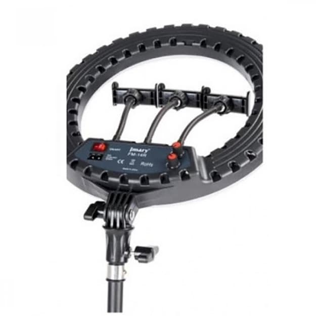 Svetadiodli aylana lampa JMARY FM-21R 54 sm, Black (Shtativsiz) — 5
