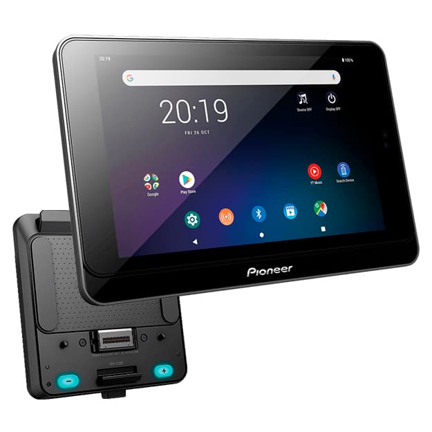 Pioneer Smart Reciever SPH-T20BT with SDA-835TAB Tablet 8" — 1