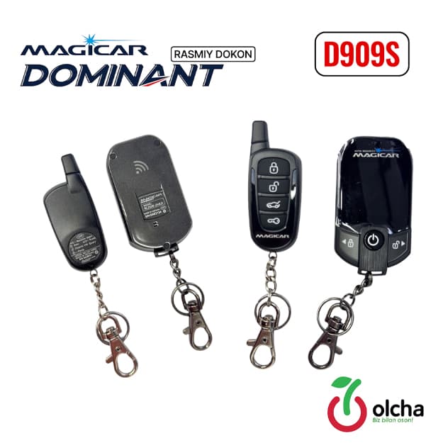 Signalizatsiya D909S avtomobili uchun masofadan boshqariladigan Dominant Magicar (Original) — 7