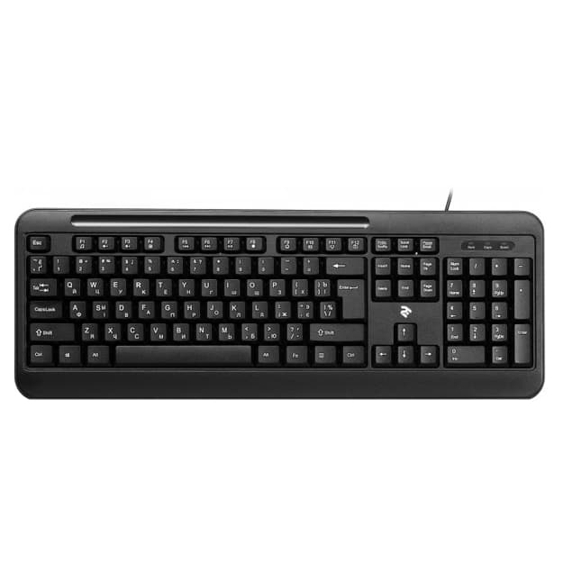 Клавиатура 2E KM1040 USB Black (2E-KM1040UB) — 1