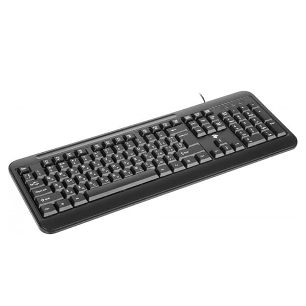Клавиатура 2E KM1040 USB Black (2E-KM1040UB) — 2