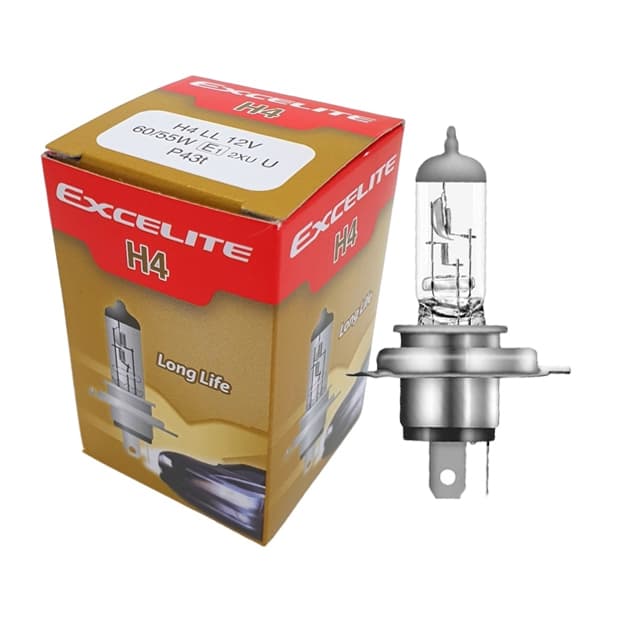 Автолампа Excelite H4 12V 60/55W P43t Long Life 10503 — 1