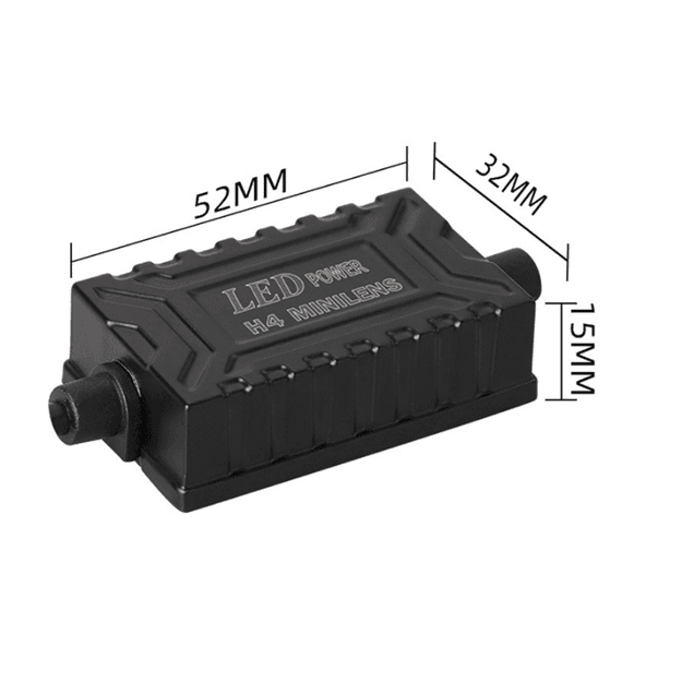Avtomobil lampalari Y6 H4  mini linzalari — 5