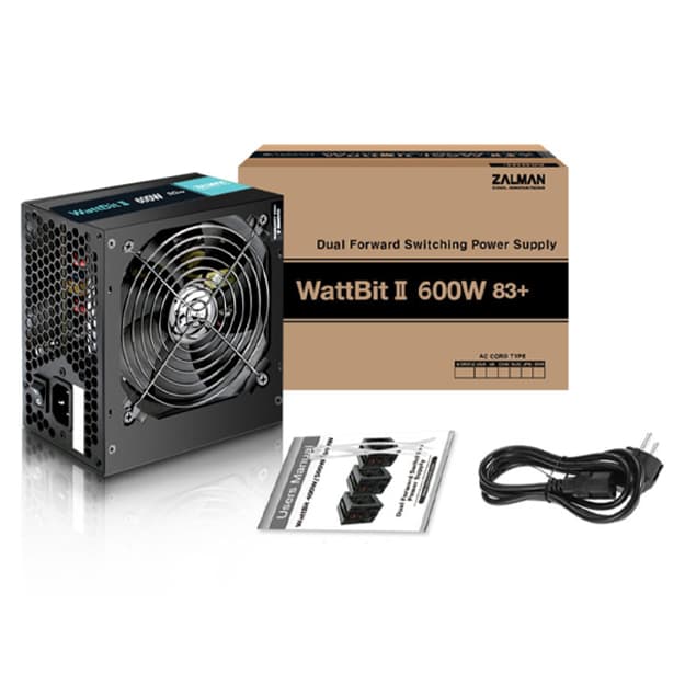 Quvvatlantirish manbai Zalman Wattbit II 600W (ZM600-XEII)