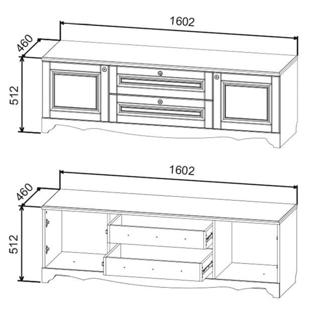 Televizor tumbasi "Versal" (56009202) — 2
