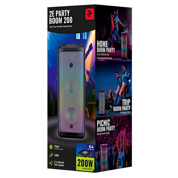 Akustik tizim 2E Party Boom 200 (2E-DSPB200W) — 9