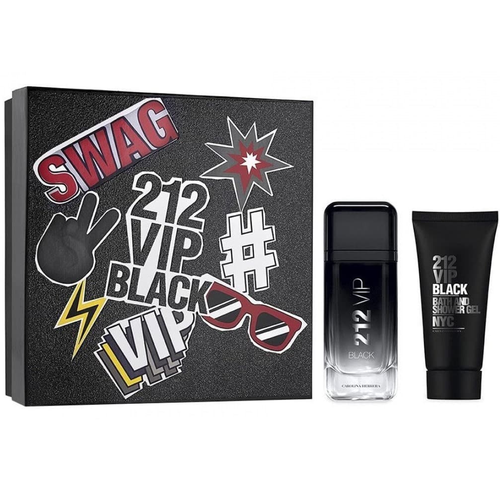 Nabor Carolina Herrera 212 Vip Black (M) 100 ml original — 1