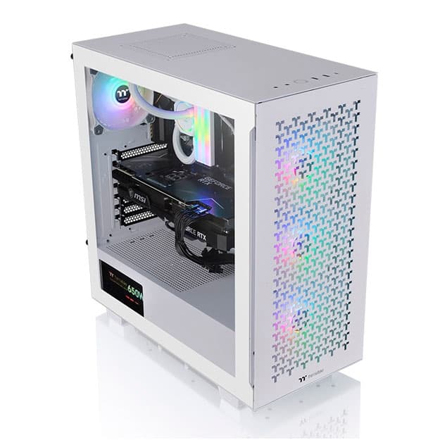Kompyuter korpusi Thermaltake V350 TG ARGB Air Snow Mid Tower Chassis CA-1S3-00M6WN-03 — 2
