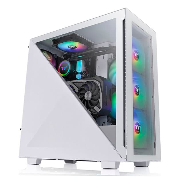 Kompyuter korpusi Divider 300 TG Snow ARGB Mid Tower Chassis CA-1S2-00M6WN-01 — 1