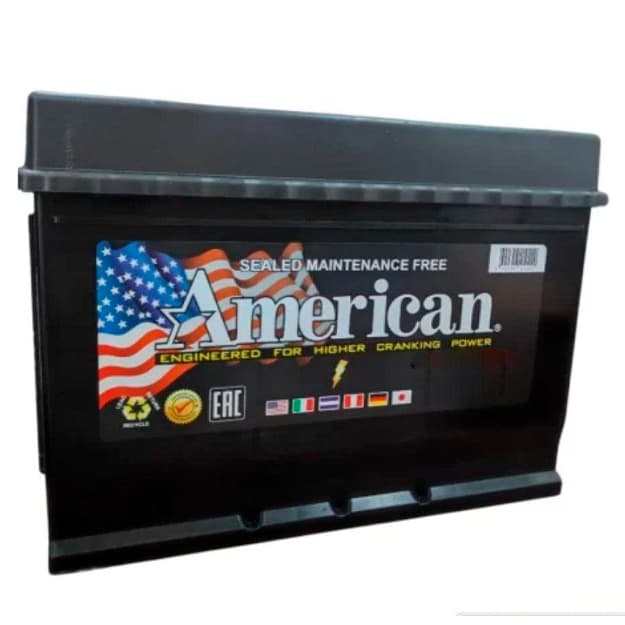 Battery YigitAku American 75AhL for passenger cars Captiva 2,3,4, Malibu 1, Malibu 2  — 1