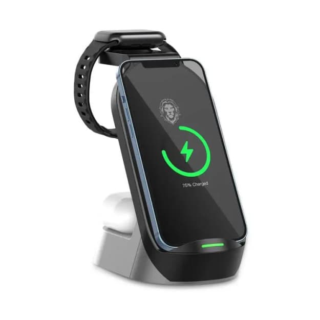 Green Lion 4in1 simsiz zaryadlovchi 15W tez simsiz zaryadlovchi 43642 sp-phone43642 — 1