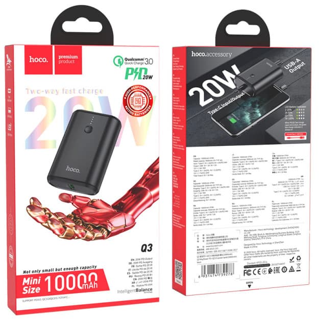 Portativ batareya Hoco Q3 20W 10000mAh 39404 sp-phone39404 — 1