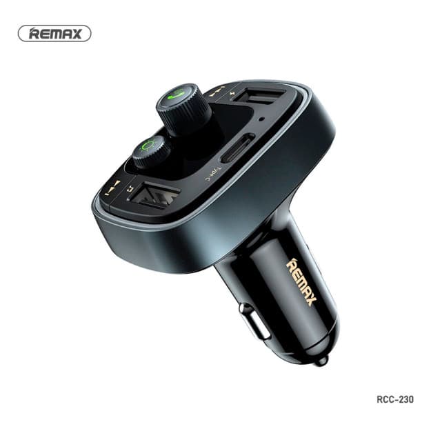 Remax RCC-230 38273 FM transmitterli avtomobil zaryadlovchi qurilmasi sp-phone38273 — 1