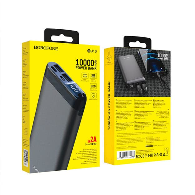 Borofone bj10 10000mAh 36728 portativ batareyasi sp-phone36728 — 1