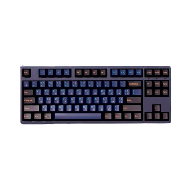 Клавиатура Akko 3087 Horizon DS Cherry MX Blue, RU, Blue/Black (A3087_H_CBL) — 1