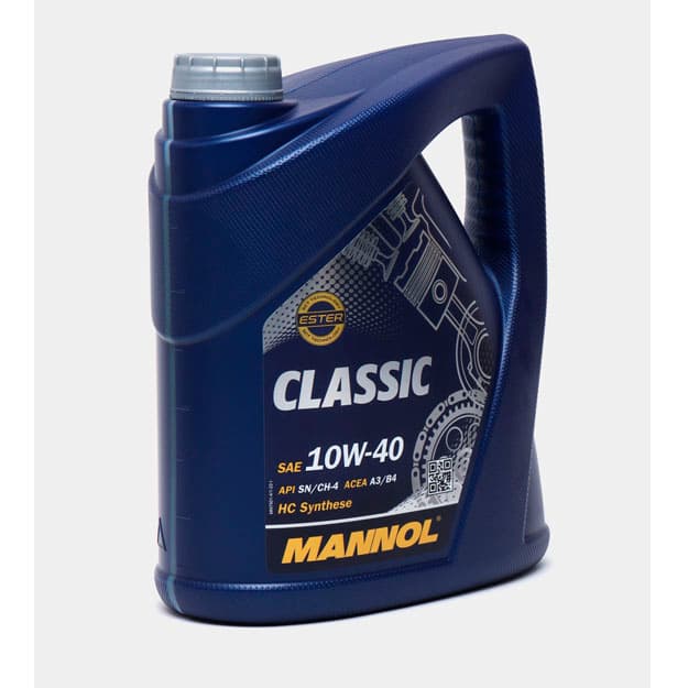 Yarim sintetik dvigatel moyi  Mannol Classic 10V-40, 4 l — 1