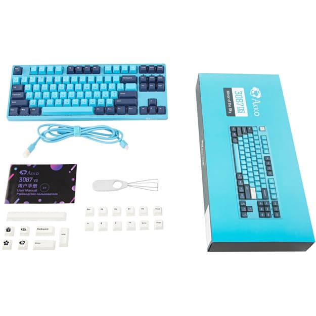 Klaviatura Akko 3087 Mirror of the Sky Cherry MX Red RU (A3087_MI_CR) — 8