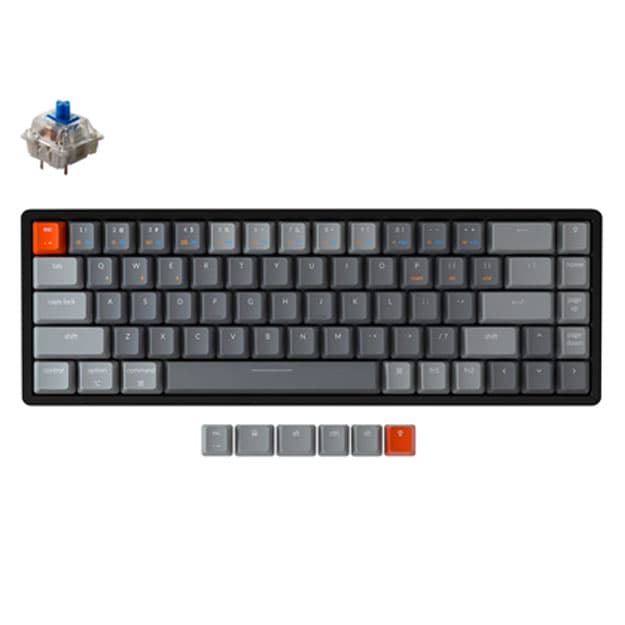 Mexanik klaviatura Keychron K6 68 Key HotSwappable alyuminiy ramka RGB — 1