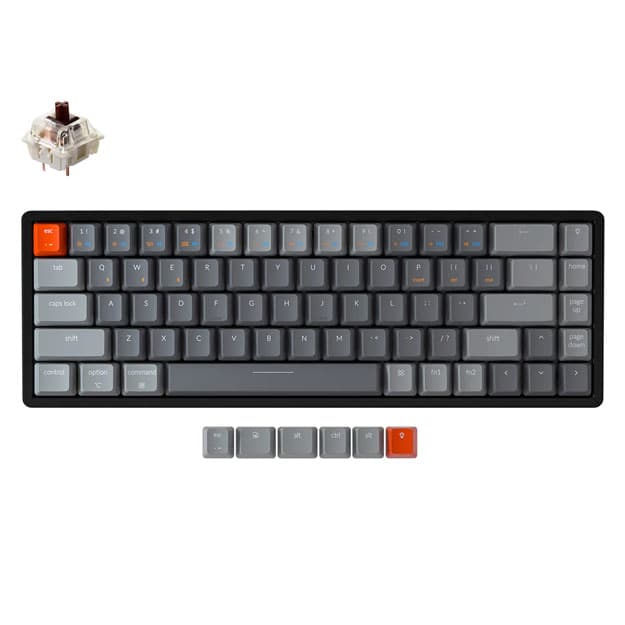 Механическая клавиатура Keychron K6 68 Key Алюминиевая рамка HotSwappable RGB — 2