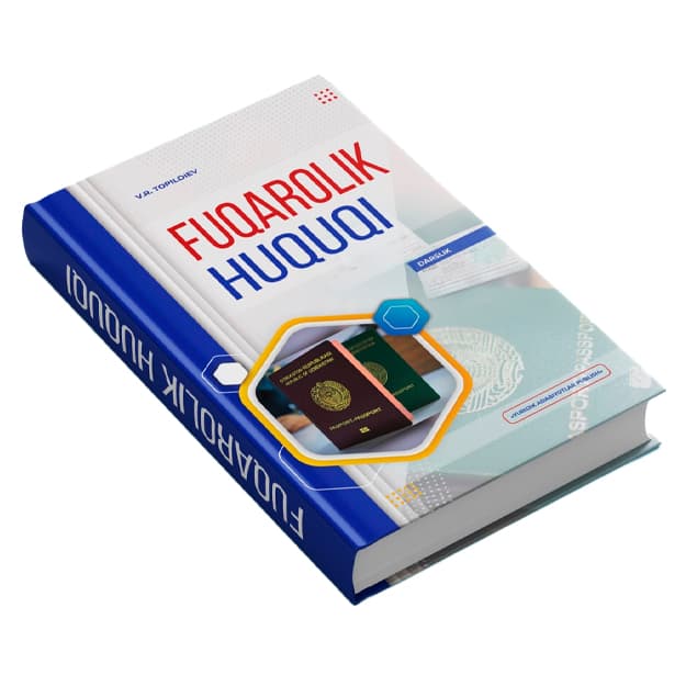 V.R. Topildiev: Fuqarolik huquqi — 1