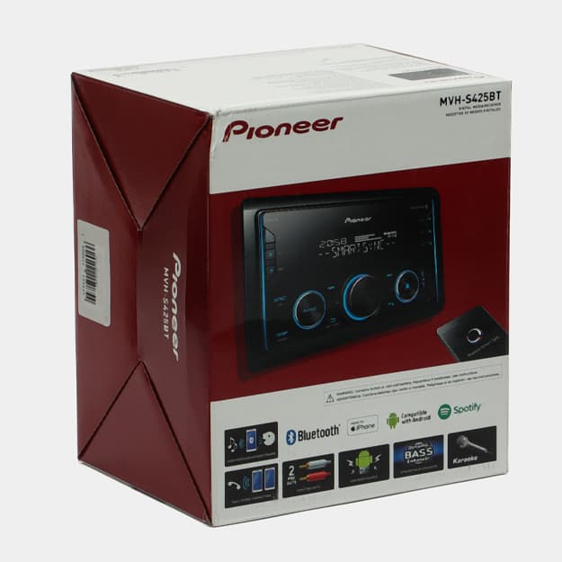 Автомагнитола Pioneer MVH-S425BT с двойным Bluetooth — 1