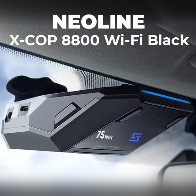 Radar detektor Neoline X-COP 8800S Wi-Fi Black — 3
