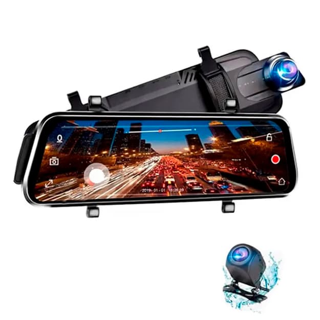 Ikki kamerali sensorli to‘liq ekranli videoregistrator Vista V-707 Full HD — 1
