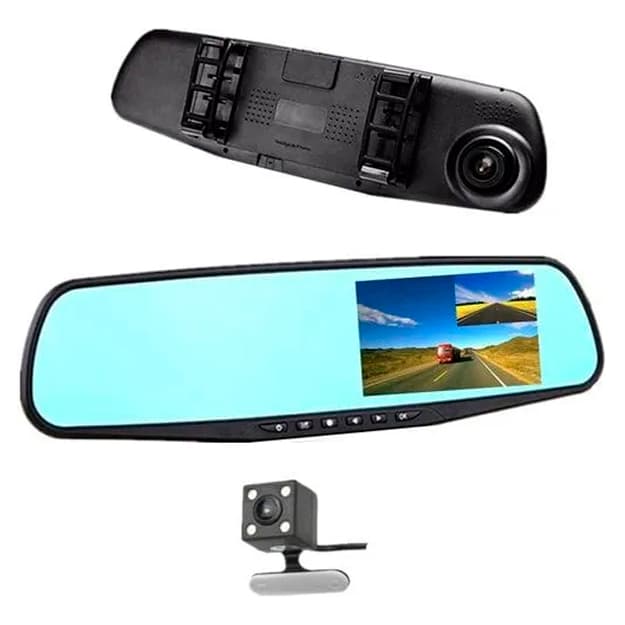 Orqa ko‘rinish kamerasi bilan 4,3 dyuymli Mirror DVR Vista 701 — 1