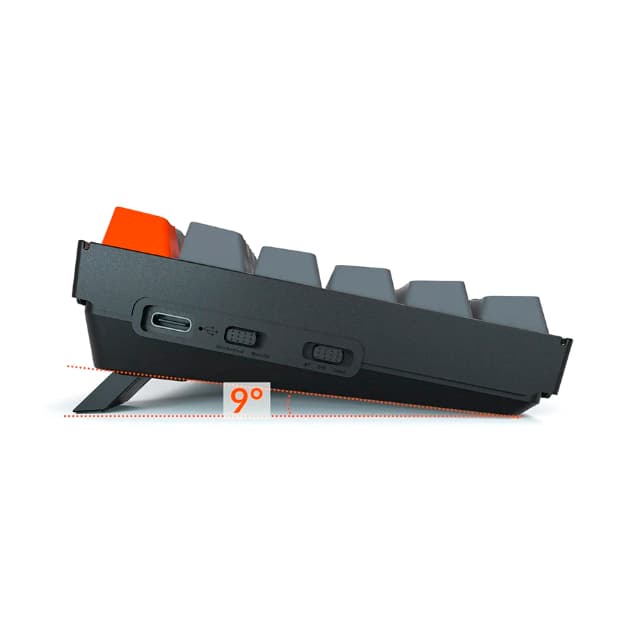 Simsiz mexanik klaviatura Keychron K2 Aluminum Frame Gateron RGB Blue Russian Layout — 2