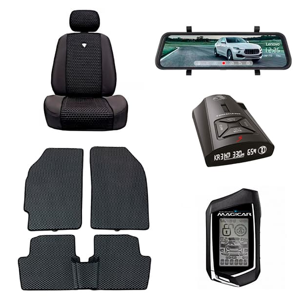 Avtomobil uchun to‘plam Lenovo HR17 Full HD, Tomahawk Navajo S Plus, Evakor, Dominant Magicar 906, Cardinar Alfa — 1