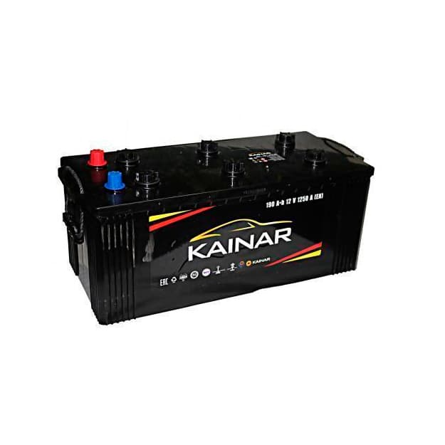 Аккумулятор Kainar 6CT-190 АПЗ EURO О.П. R(3) (УЗКИЙ) (клемма конус) (крышка плоская) — 1