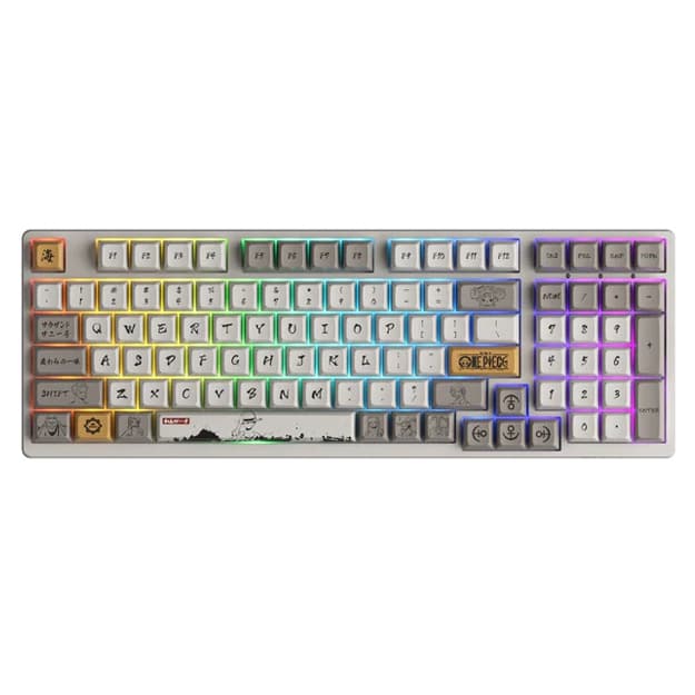 Механическая клавиатура Akko 3098S RGB One Piece Calligraphy (Hotswappable) CS Jelly Blue RGB (6925758616775) — 1