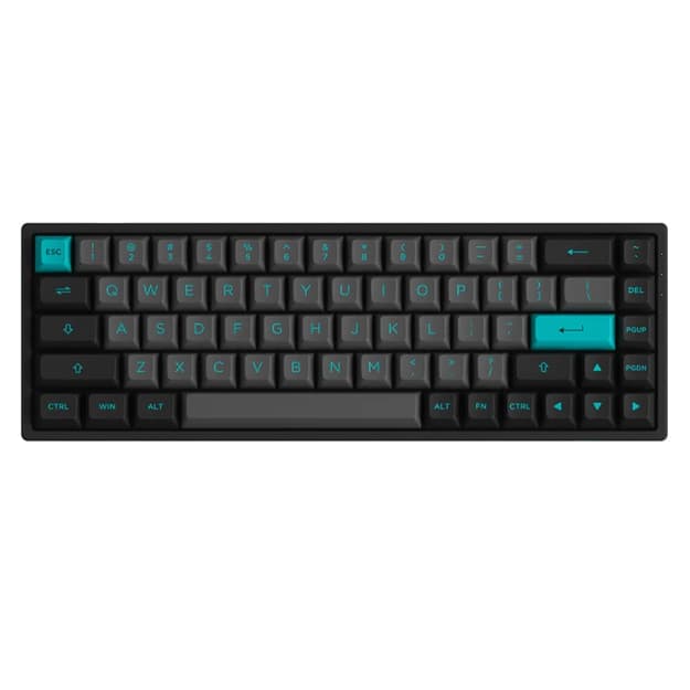 Механическая клавиатура Akko 3068B Plus Black & Cyan — 2