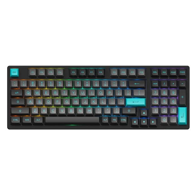 Механик клавиатура Akko 3098B Black & Cyan — 1
