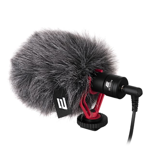 Microphone 2E MG010 Shoutgun Mic, 3.5mm (2E-MG010)  — 1