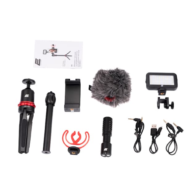 Microphone with tripod for mobile devices 2E MM011 Vlog KIT, 3.5mm (2E-MM011)  — 5