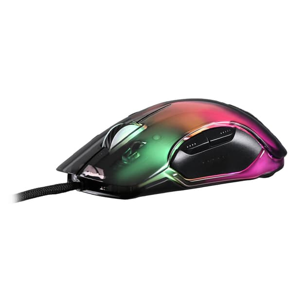 Мышь игровая 2E Gaming MG345 Transparent, RGB USB Black (2E-MG345TR) — 2