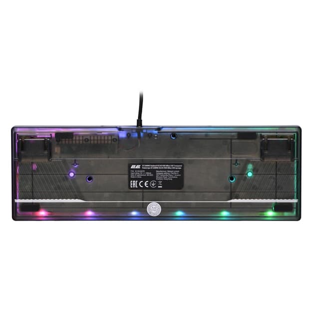 Клавиатура игровая 2E Gaming KG345 RGB USB Transparent (2E-KG345TR) — 2
