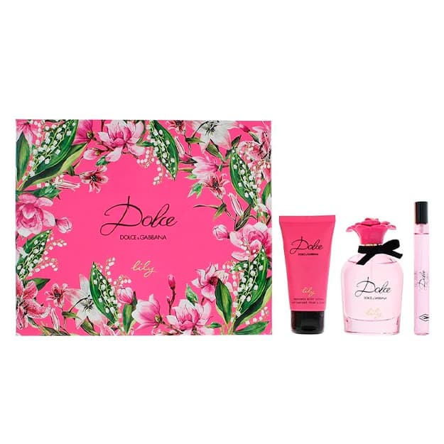 Dolce & Gabbana Dolce Lily Gift Set 75ml EDT + 10ml EDT + 50ml Body Lotion — 1