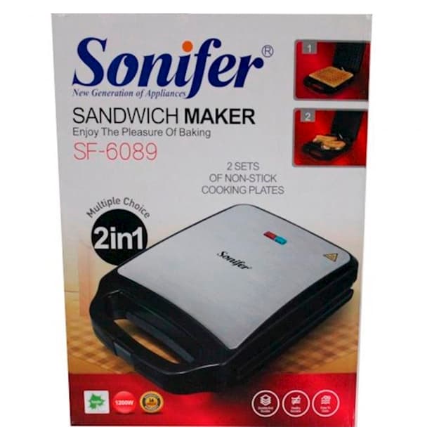 Sendvich ishlab chiqaruvchi Sonifer SF-6089 — 3