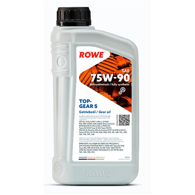 Dvigatel moyi Hightec Topgear Fe Sae 75w-90 S Api Gl-4/-5 — 1